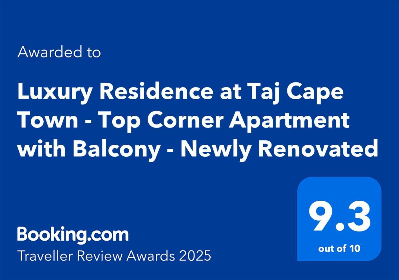 Luxury Residence At Taj Cape Town - Top Corner Apartment With Balcony - Newly Renovated Bagian luar foto